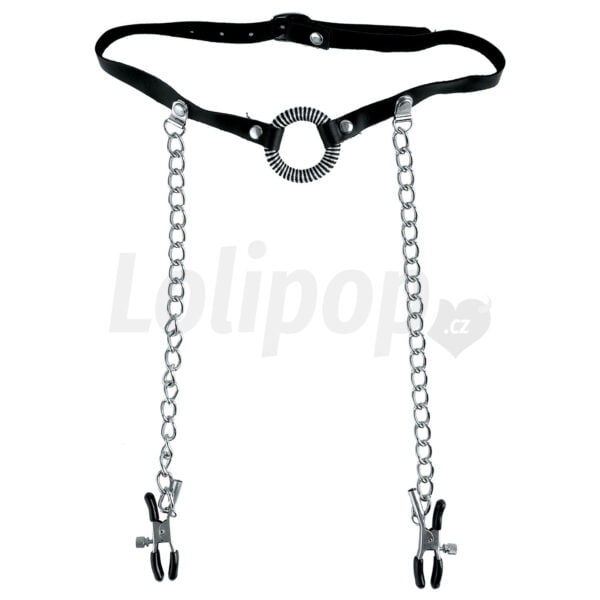 Fetish Fantasy Limited Edition O-Ring Gag and Nipp