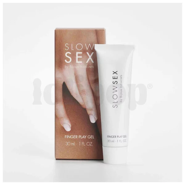 Slow Sex Finger Play gel na masturbaci s aloe vera a kokosovou vůní 30 ml