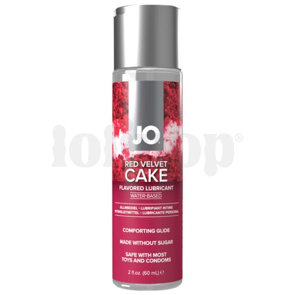 JO Flavored Lube Red Velvet Cake ochucený lubrikant koláč 60 ml