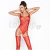 Passion Bodystocking BS034 Červená