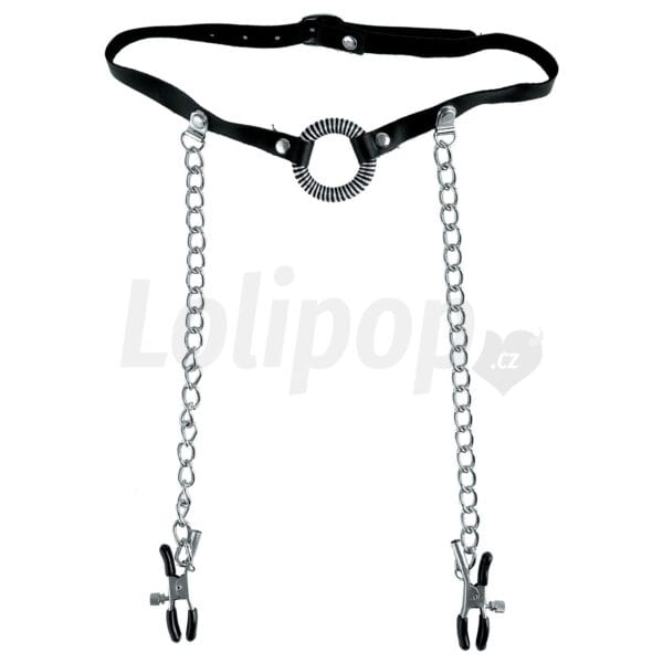 Fetish Fantasy Limited Edition O&amp;#45;Ring Gag and Nipp