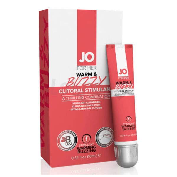 JO FOR HER Buzzy &amp;#45; Warming Buzzing hřejivý brnící stimulační gel na klitoris