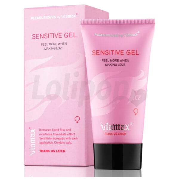 Viamax Sensitive Gel &amp;#45; Orgasmus gel 50 ml