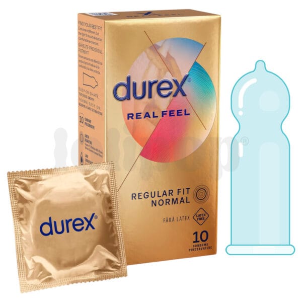 Durex Real Feel 10 ks &amp;#45; bezlatexové