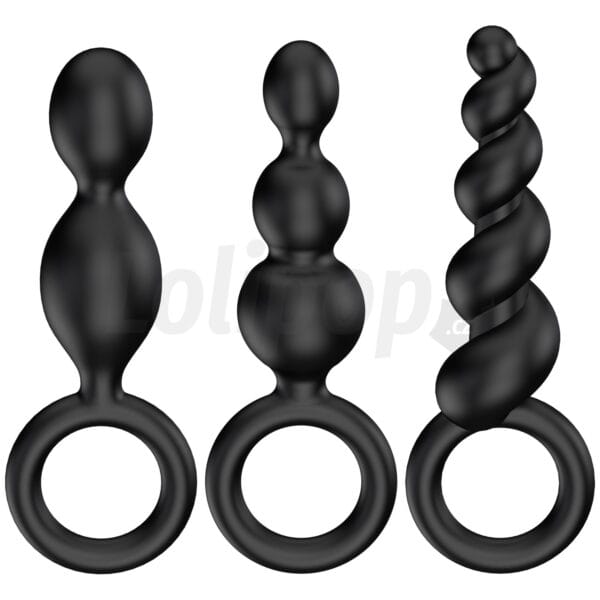 Satisfyer Booty Call Black 3 pack