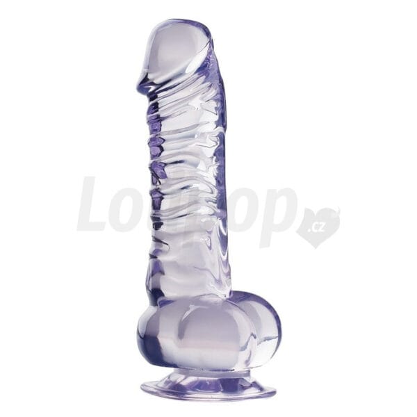 You2Toys Crystal Clear Dong with Suction&amp;#45;base 18cm